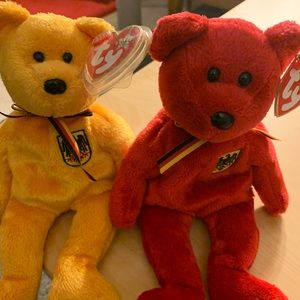 Rare beanie babies.“ PRINCE VON GOLD, GRAF VON ROT